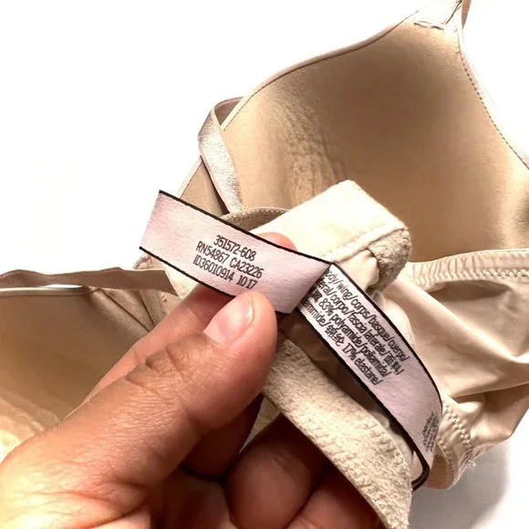 Victoria's Secret Tan Perfect Coverage Bra Size 40D - Picture 8 of 10